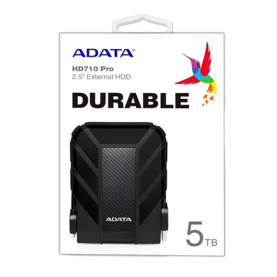 Adata HD710 Pro 5TB External Hard Drive - Black Adata HD710 Pro 5TB External Hard Drive - Black